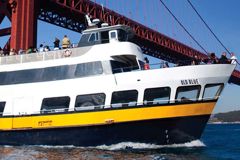 Atravessando a baía de São Francisco de ferry