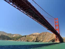 Passeando por baixo da Golden Gate